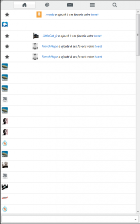 Echofon dans Firefox 44