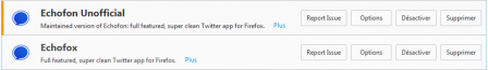 Echofon Unofficial + Echofox : extensions Firefox Echofon Unofficial + Echofox : extensions Firefox