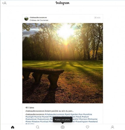 Instagram dans Firefox avec User-Agent Switcher sur Android