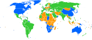 Navigateur le plus utilisé par pays, en mars 2013 selon Statcounter (crédit/source Wikipédia)