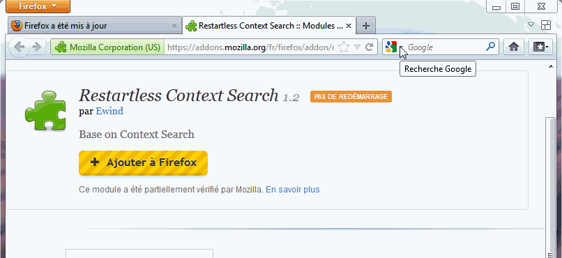 Restartless Context Search