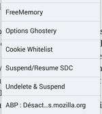 Items de menu ajoutés par Self-Destructing Cookies