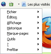 Menu du bouton Compact Menu 2