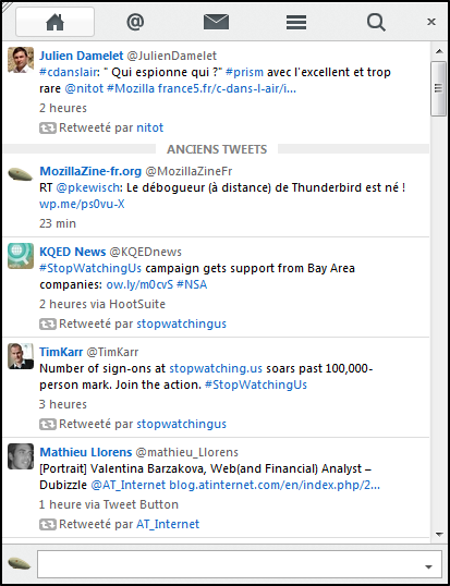 Echofon 2.5.2 pour Firefox