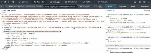 css Autocomplétion inline du CSS dans l'inspecteur de Firefox 25