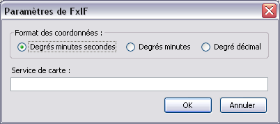 Paramètres de FxIF